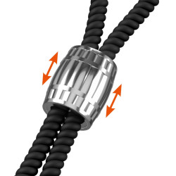 Rebel Men's Gear Cockring Ajustable Weightedrop 84gr